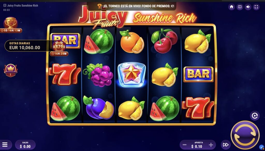 Juego Juicy Fruit en Melbet