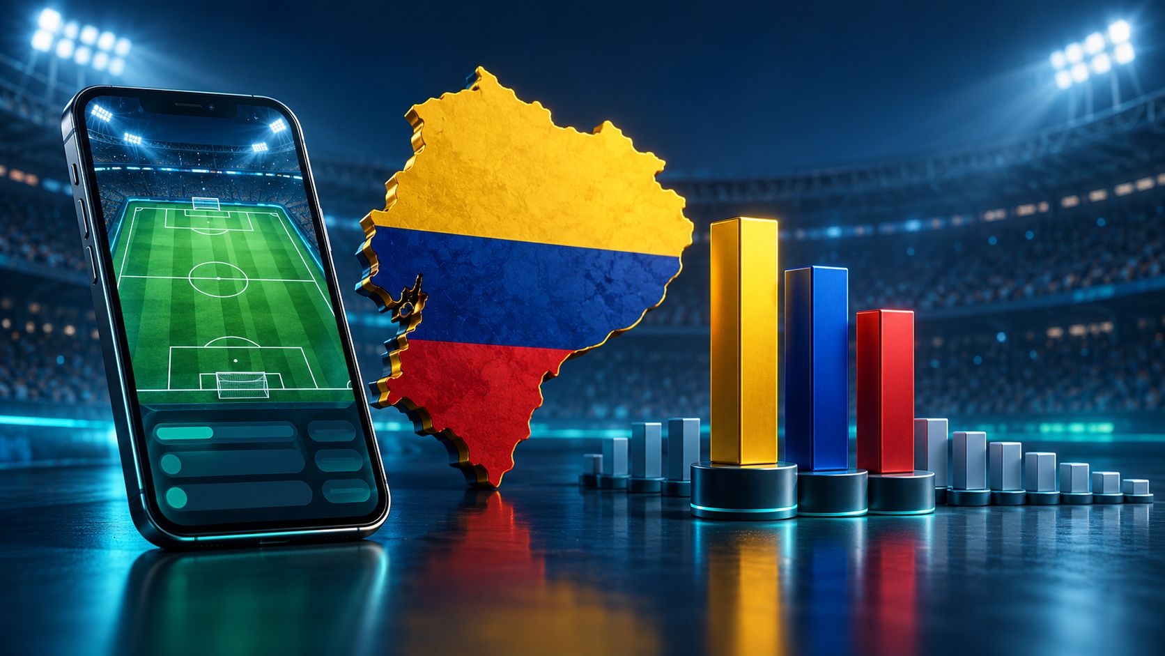 Tres Casas de Apuestas Reúnen el 84.1% de Las Visitas en Ecuador
